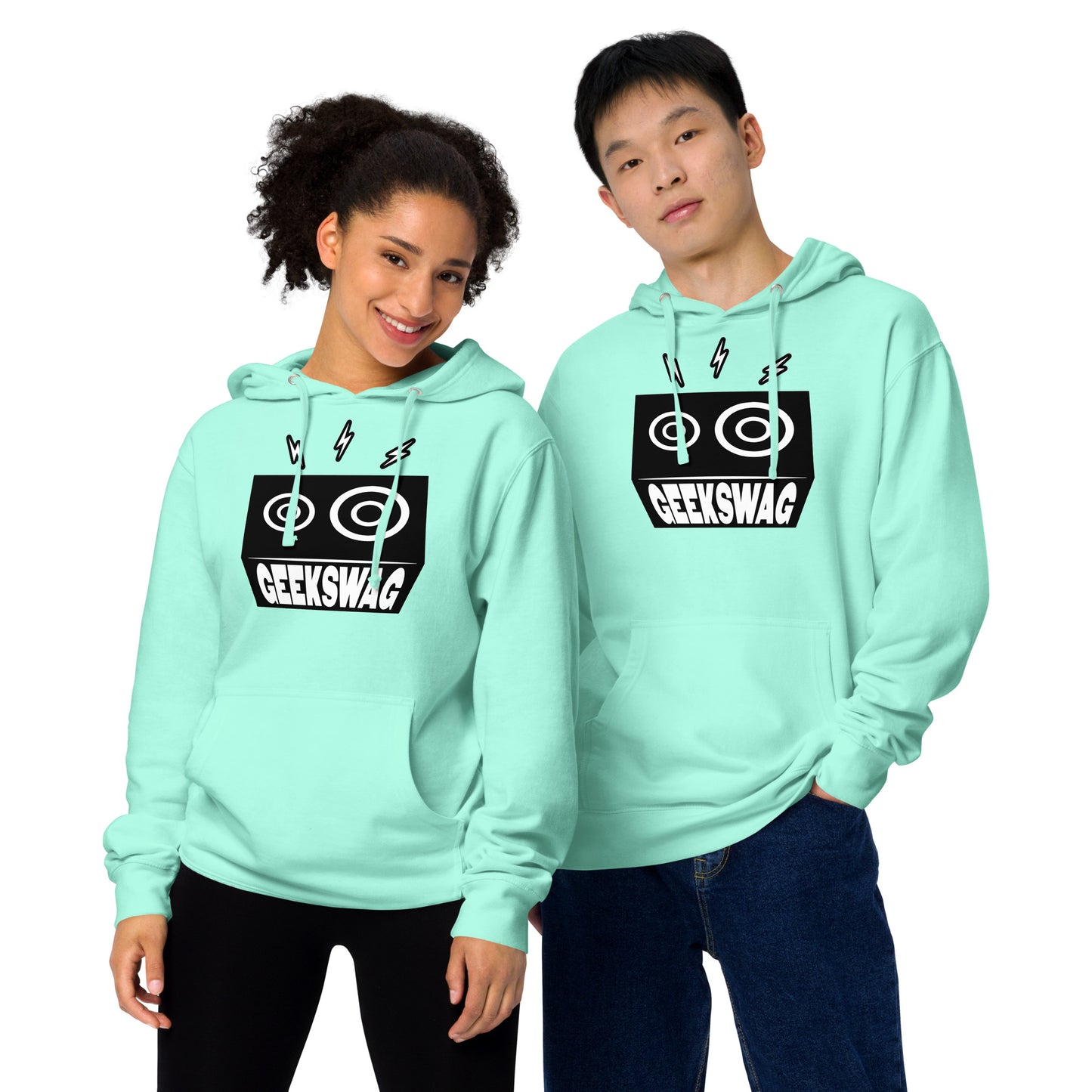 Unisex Geekswag Logo midweight hoodie